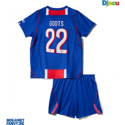 Paris Saint-Germain Mika Godts #22 Domaci Dres za djecu 2026-27 Kratak Rukav (+ Kratke hlače)